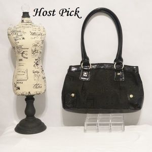 HOST PICK NWOT LIZ CLAIBORNE BLACK HANDBAG -1081LR